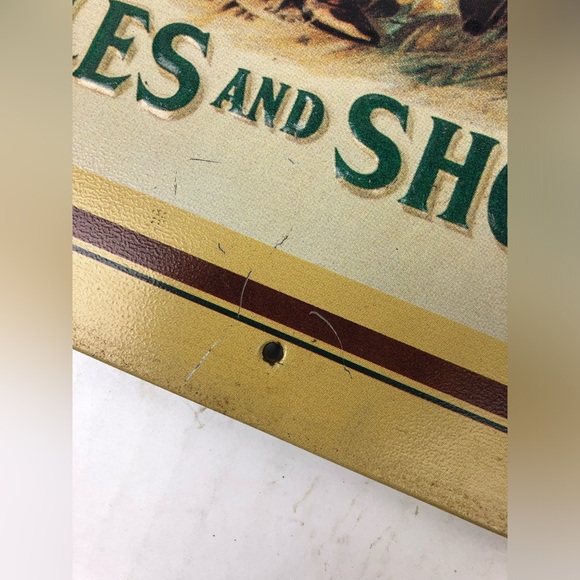 Remington Rifles and Shotguns Collectible Tin Metal Sign Advertising Outdoors - Picture 4 of 9